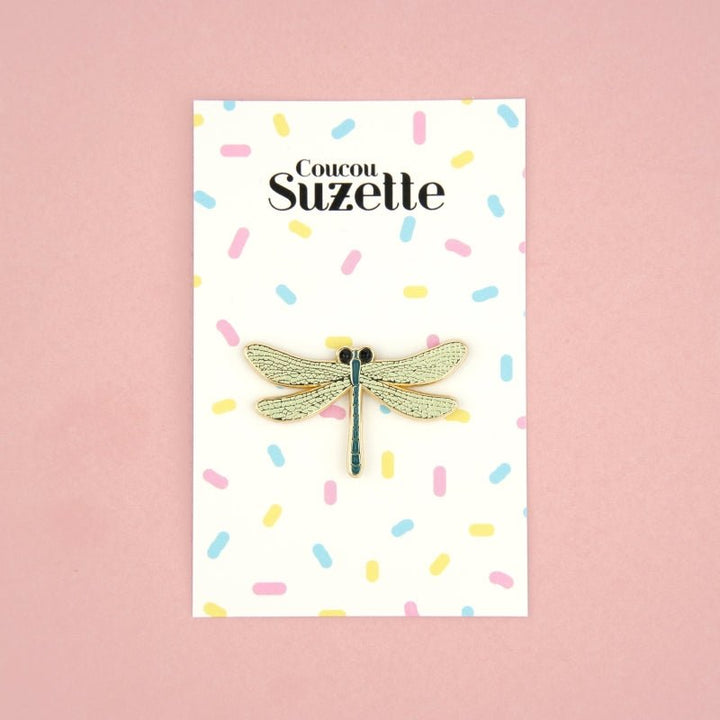 Coucou Suzette Dragonfly Pin - Packaging