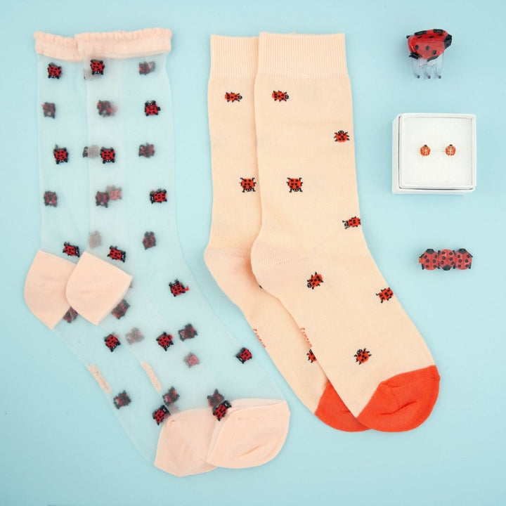 Coucou Suzette Ladybug Mini Hair Claw - Ladybug Collection