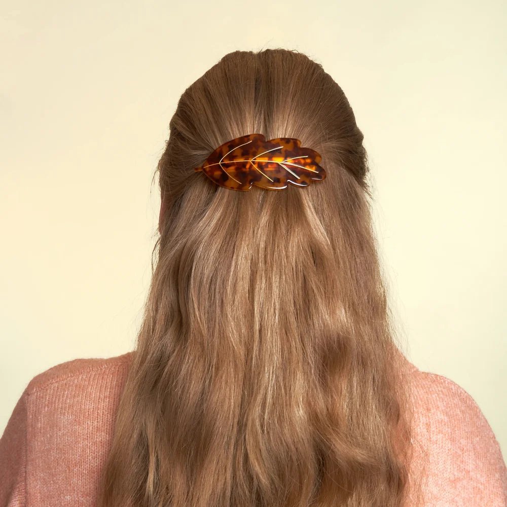 Leaf French Barrette - Blanda Beauty