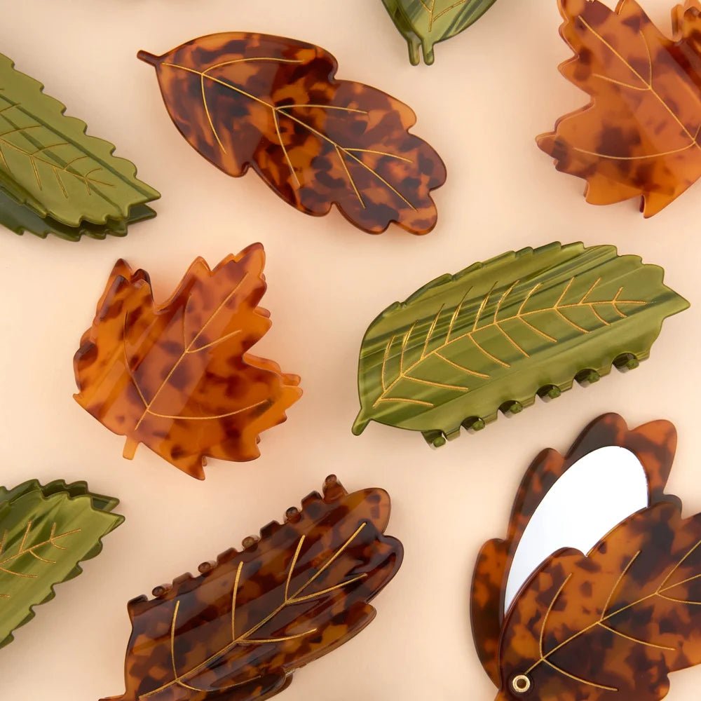 Leaf French Barrette - Blanda Beauty
