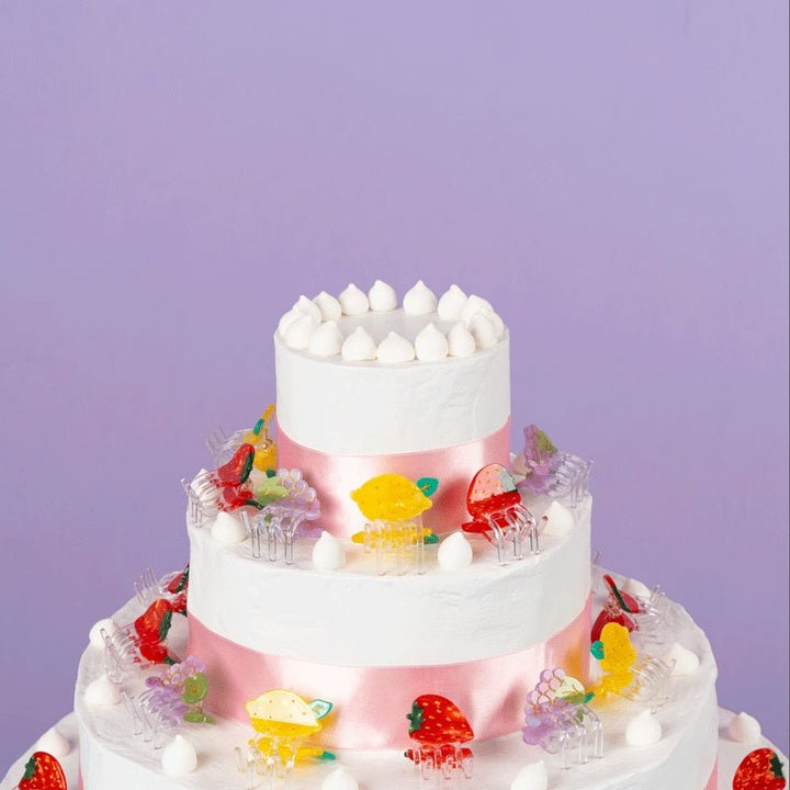 Coucou Suzette Lemon Mini Hair Claw - Mood Cake