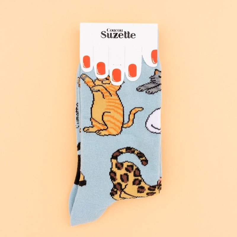 Coucou Suzette Meow Socks - packaging