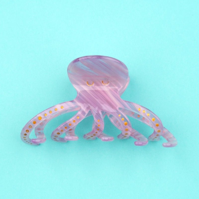 Garra para el pelo de pulpo Coucou Suzette - imagen del producto fondo turquesa