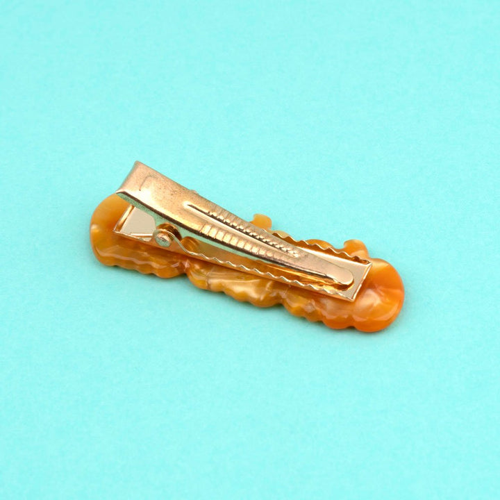 Coucou Suzette Pumpkin Hair Clip - Detail Clip