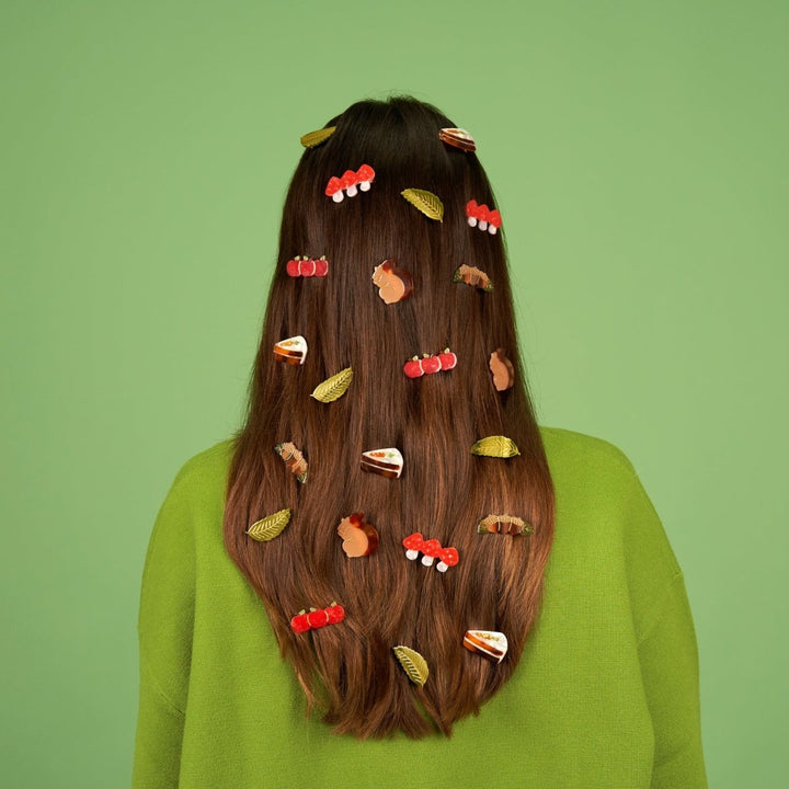Fermaglio per capelli scoiattolo Coucou Suzette - Collezione autunnale di fermagli per capelli Mood