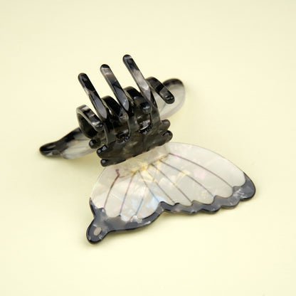 White Butterfly Hair Claw - Blanda Beauty