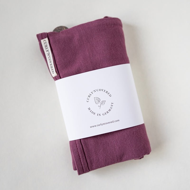 Bambus Turban Handtuch mit Knopf | Rot Mood