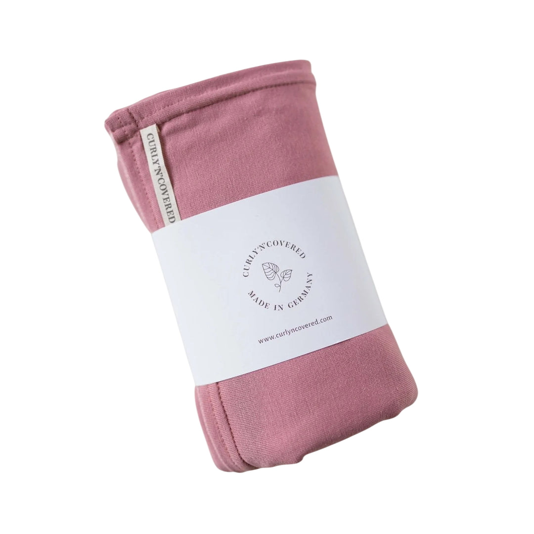 Curly'N'Covered Bambus Haar Handtuch in Rosa für Locken und Plopping