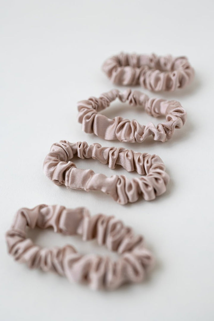 Bundle Mini Scrunchies Silk Sand - 4 Stück