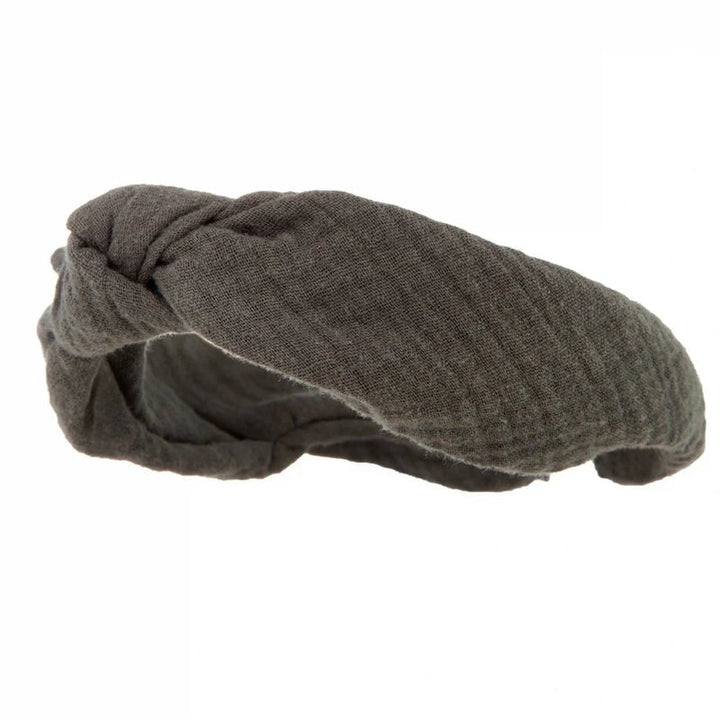 Headband Lily Grey in Muslin