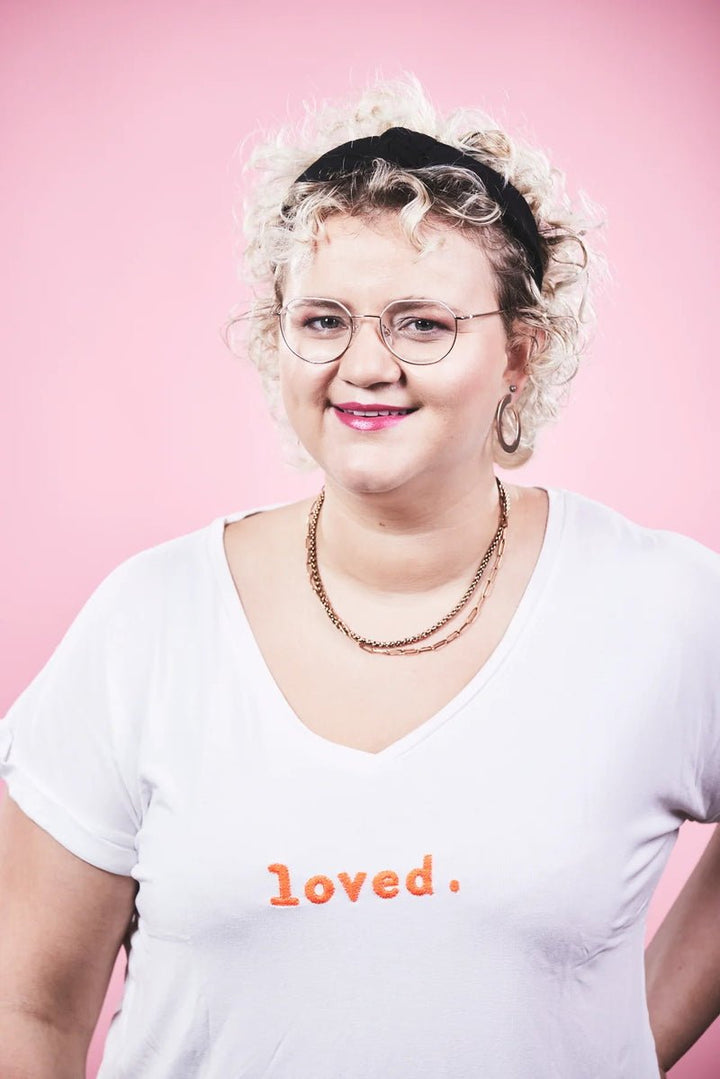 Haarreif Lily Schwarz Musselin Model 3