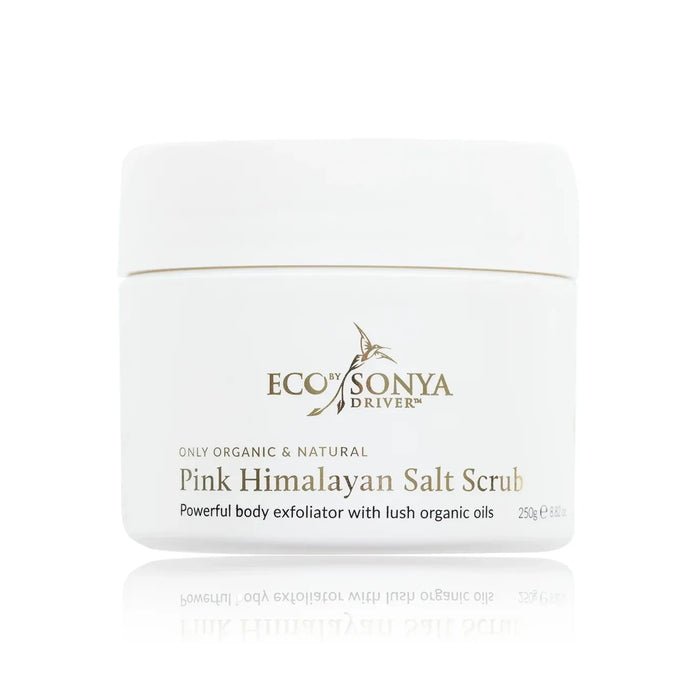 Exfoliante orgánico de sal rosa del Himalaya