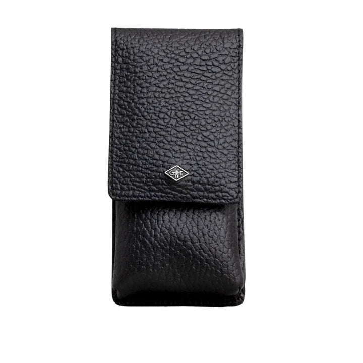 Leather Case For Safety Razor Black