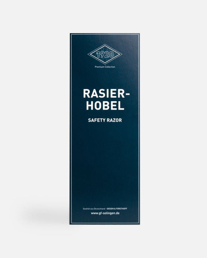 Giesen & Forsthoff Timor® Safety Razor 1920 with long stainless steel handle - Packaging