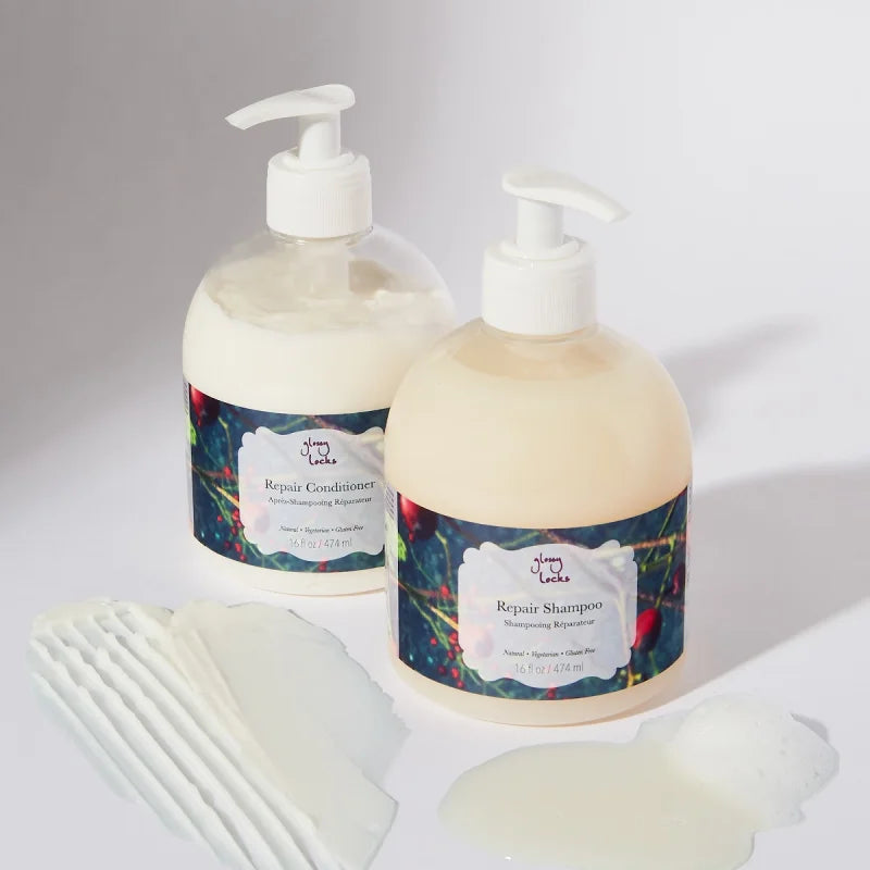 Glossy Locks Repair Conditioner und Shampoo