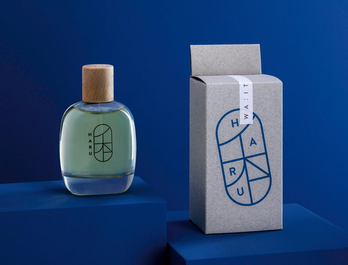HARU Eau de Parfum Mood with packaging