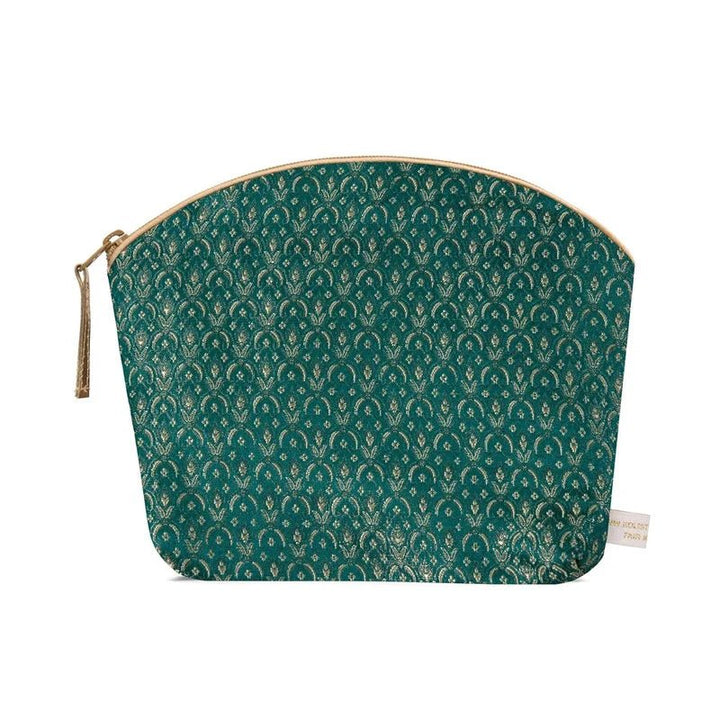 Lavender make up bag Jade Brocade
