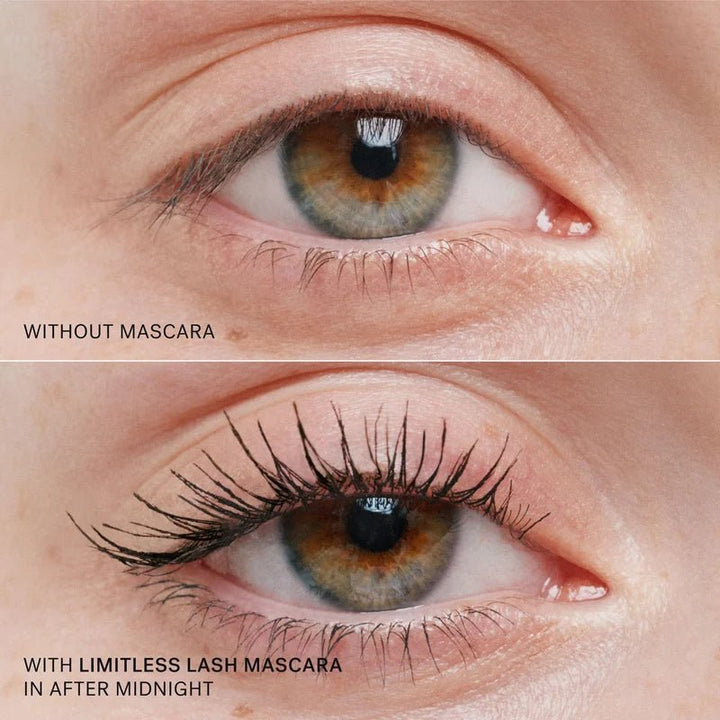 Ilia Limitless Lash Mascara - Schwarz Before After