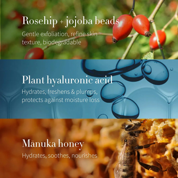 Antipodes Purity mit Hyaluronsäure und Manuka-Honig und Hagebutte