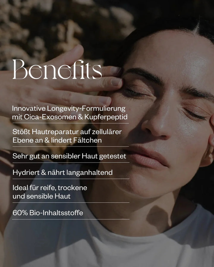 The Longevity Exosome Cream von ruhi - Vorteile der Creme