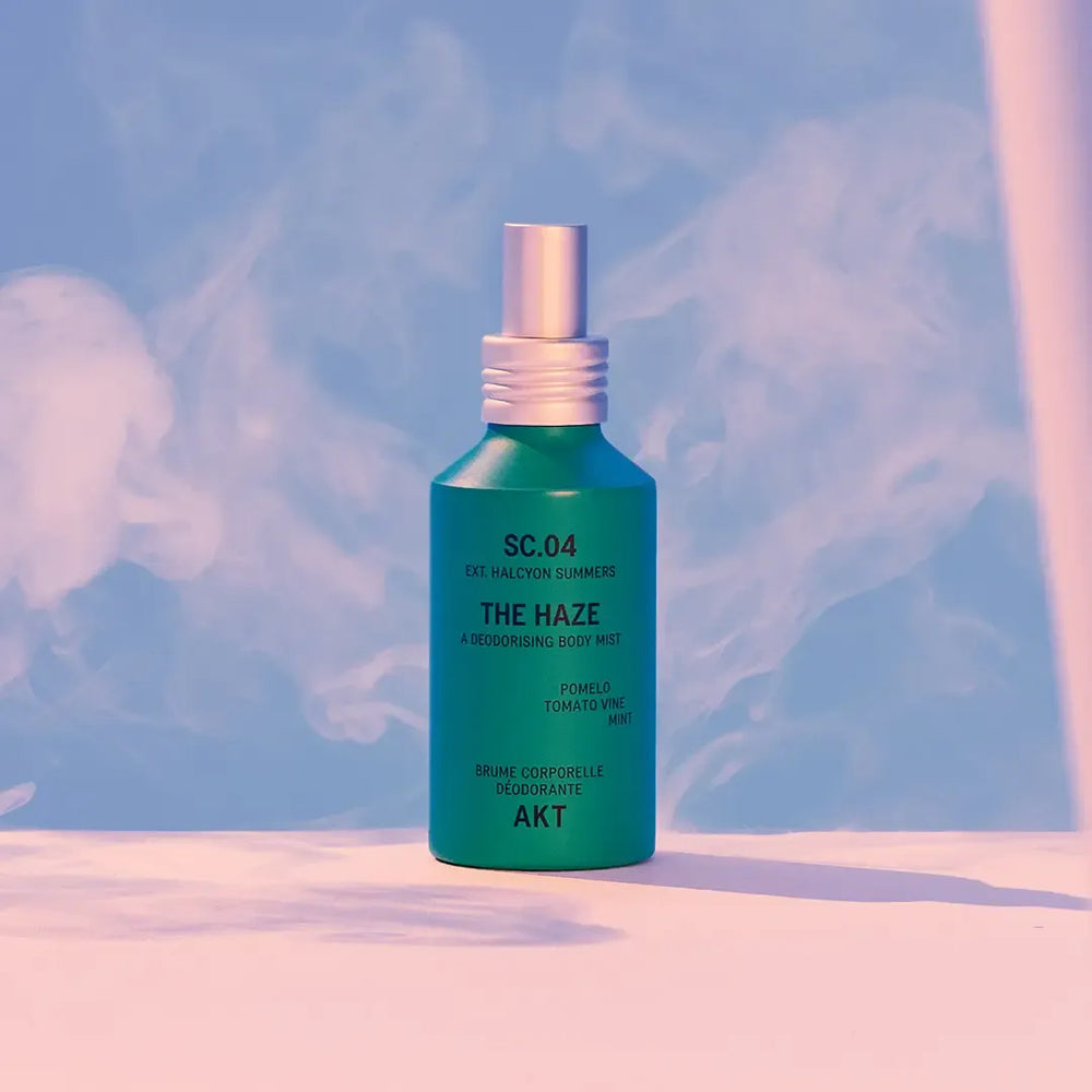 AKT The Haze SC.04 Halcyon Summers – grüner, aromatischer Body Mist für Körper und Kleidung