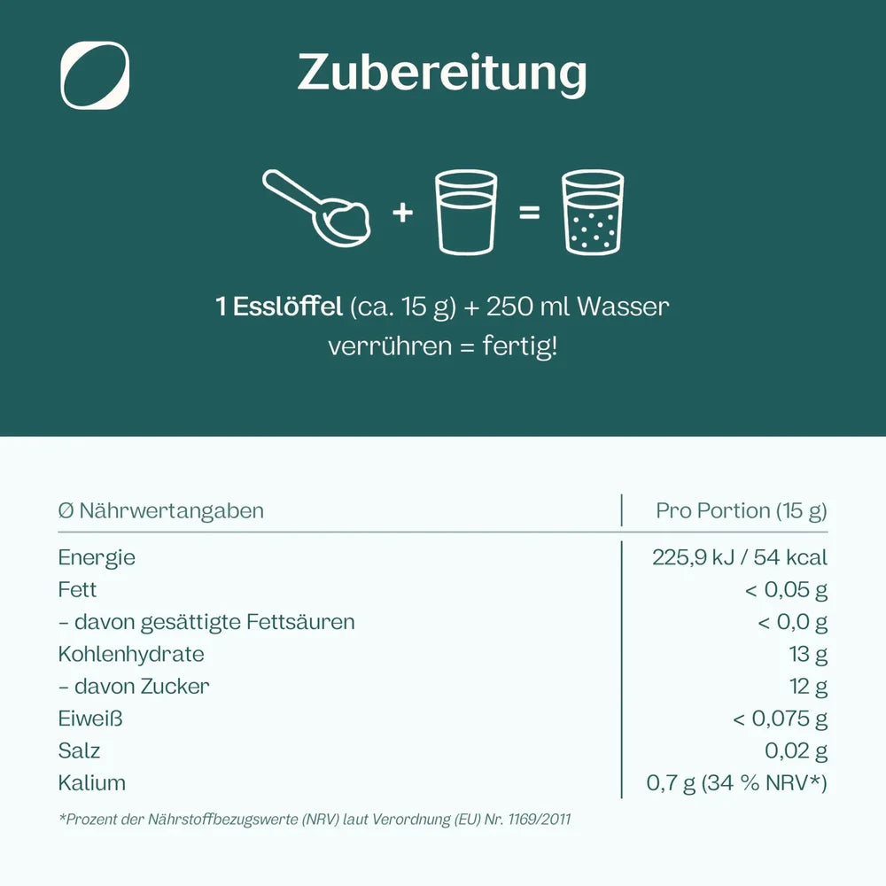 InnoNature Kokoswasser Pulver – Zutaten und Anwendung des Kokoswasserpulvers