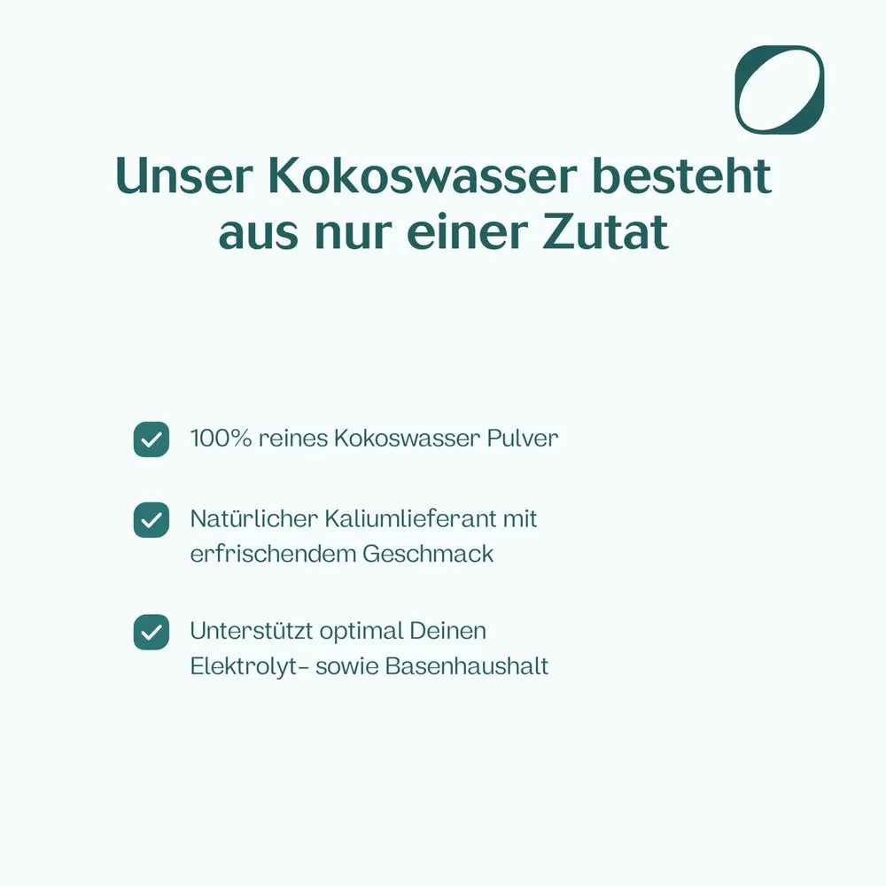 InnoNature Kokoswasser Pulver aus 100 % Kokoswasser