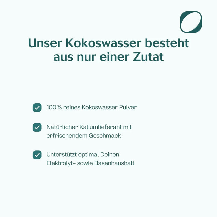 InnoNature Kokoswasser Pulver aus 100 % Kokoswasser