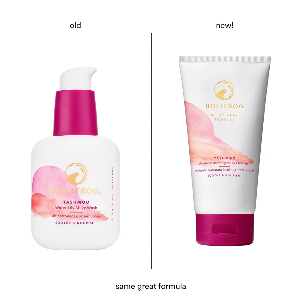 Holifrog Tashmoo Water Lily Nourishing Milky Wash - Neues und altes Design