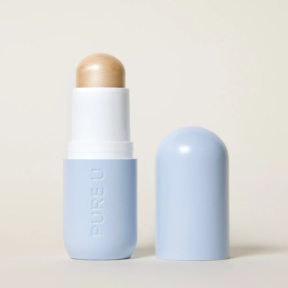 Highlighter Balm Champagne Dew von Pure U - natürlicher veganer Highlighter  mit pflegender Wirkung