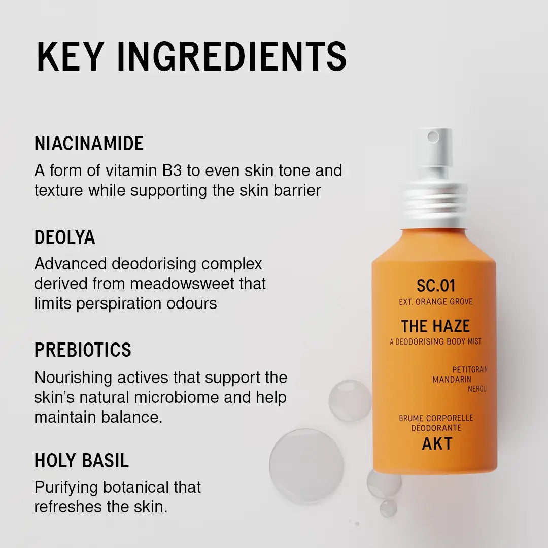 AKT London The Haze Orange Grove Key Ingredients