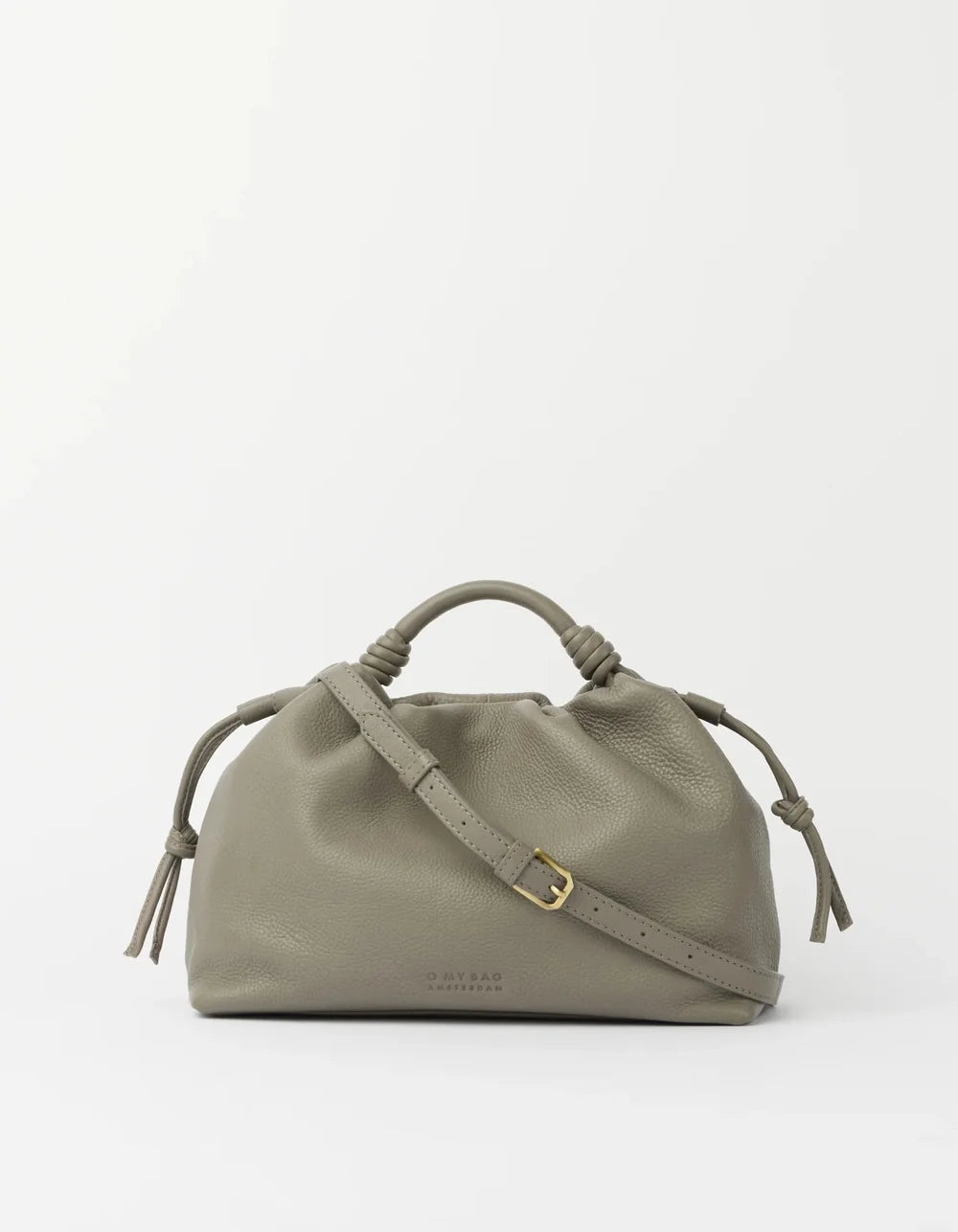 O My Bag Kiki Midi aus Soft-Grain-Echtleder mit verstellbarem Crossbody-Riemen