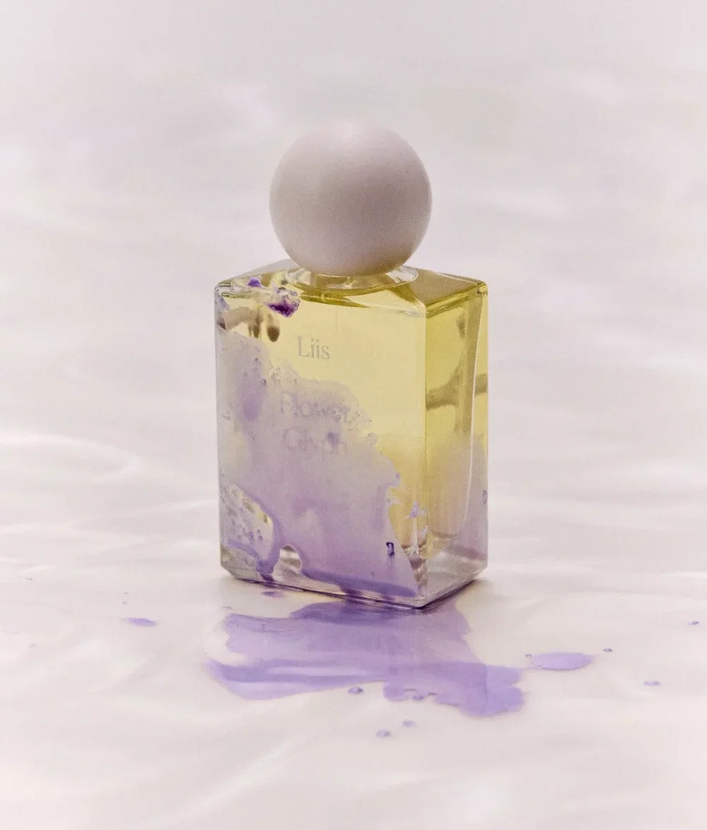 Flower Glyph Eau de Parfum - Flakon blau befleckt