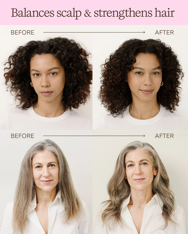 Rahua Hydration Shampoo - Vor und nach der Anwendung