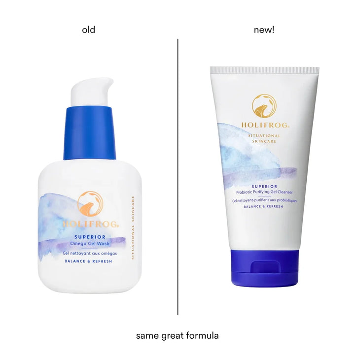 Holifrog Superior Omega Gel Wash 150 ml - Neues und altes Design