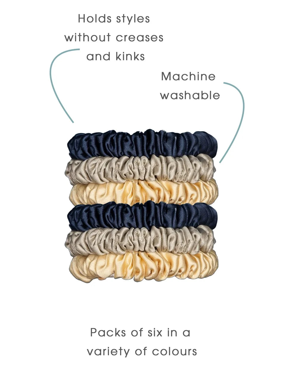 Skinny Silk Scrunchies - Classic Collection - Vorzüge