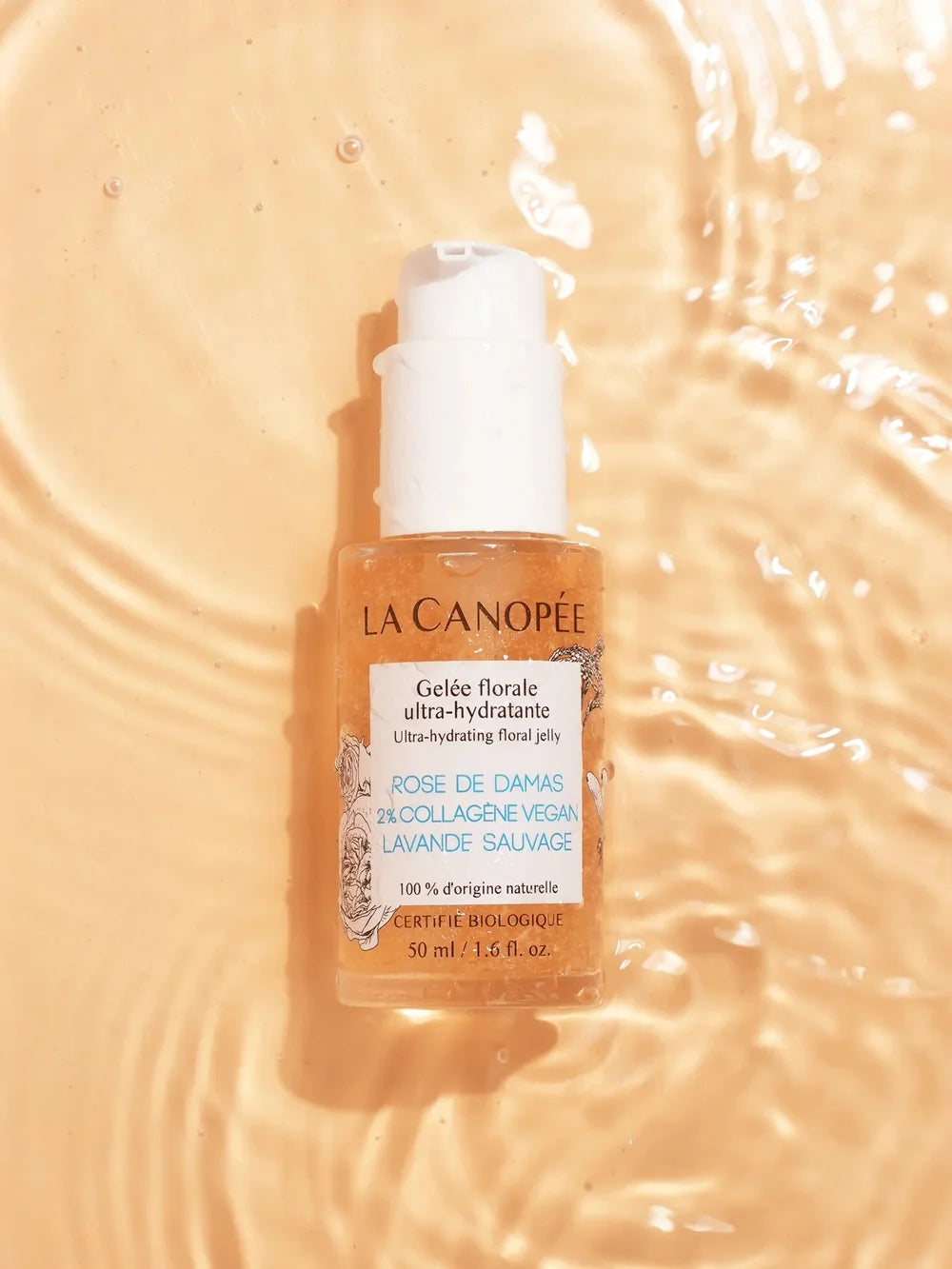 Ultra Hydrating Floral Jelly Produktverpackung – luxuriöse Hautpflege für intensive Hydratation