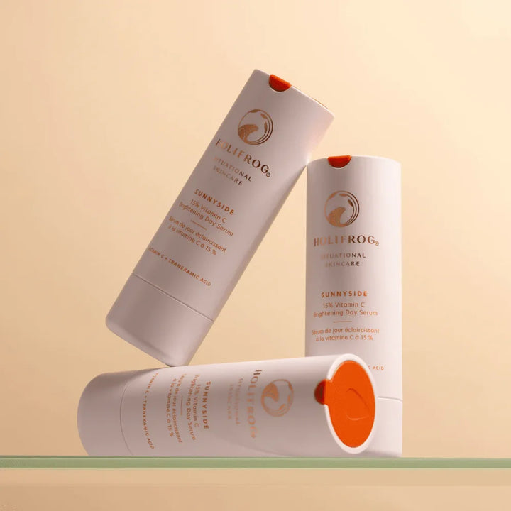 Holifrog Sunnyside C Glow Serum - Mood mit drei Produkten