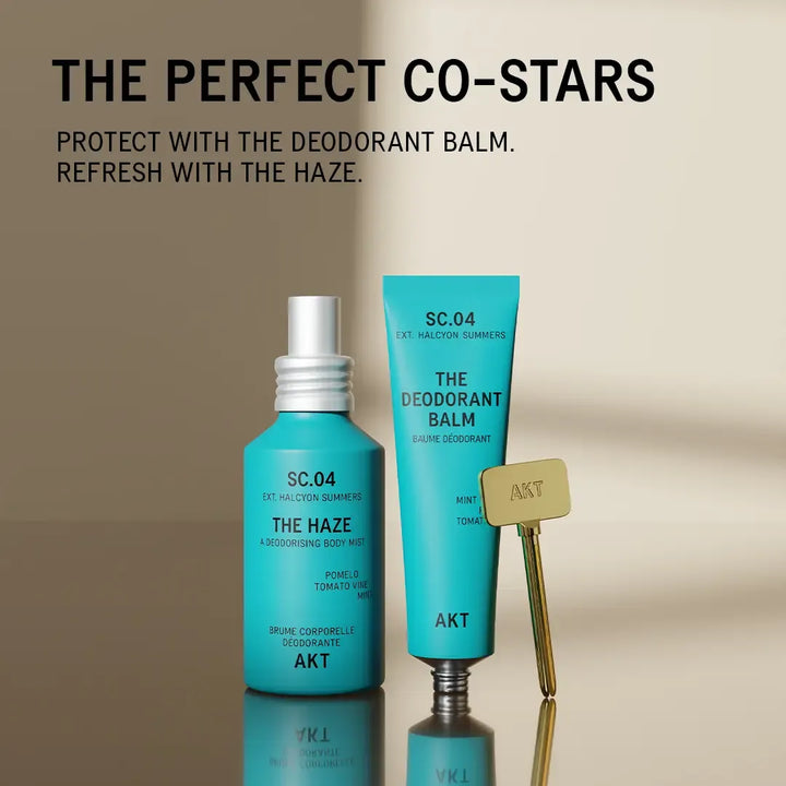 AKT The Haze und Deodorant Balm SC.04 Halcyon Summers – abgestimmte Duft- und Deoroutine