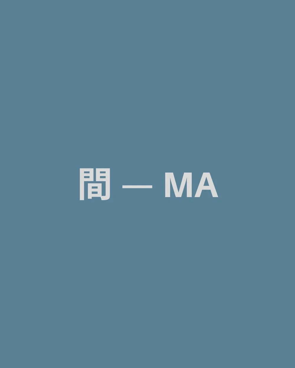 MA Eau de Parfum von WA:IT - Japanisch inspiriert
