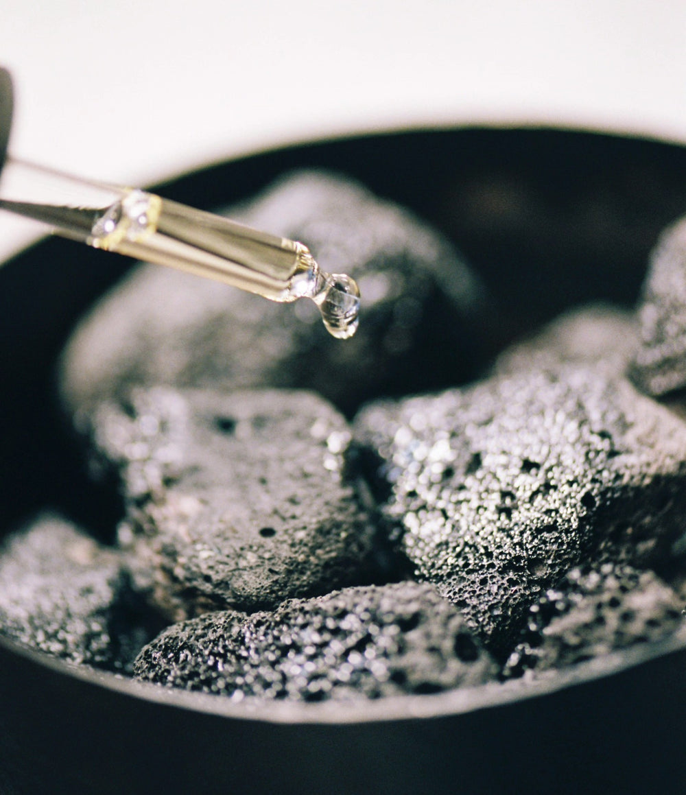 Terre Noire on Lava stones