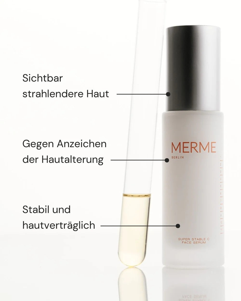 MERME Berlin Super Stable C Face Serum für einen strahlenderen, gleichmäßigeren Teint
