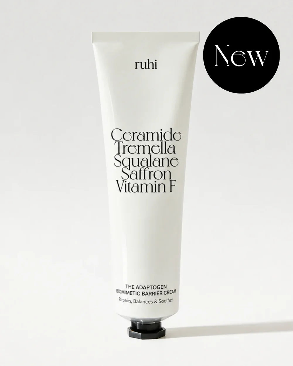 The Adaptogen Biomimetic Barrier Cream von ruhi - Freisteller mit "New"-Siegel
