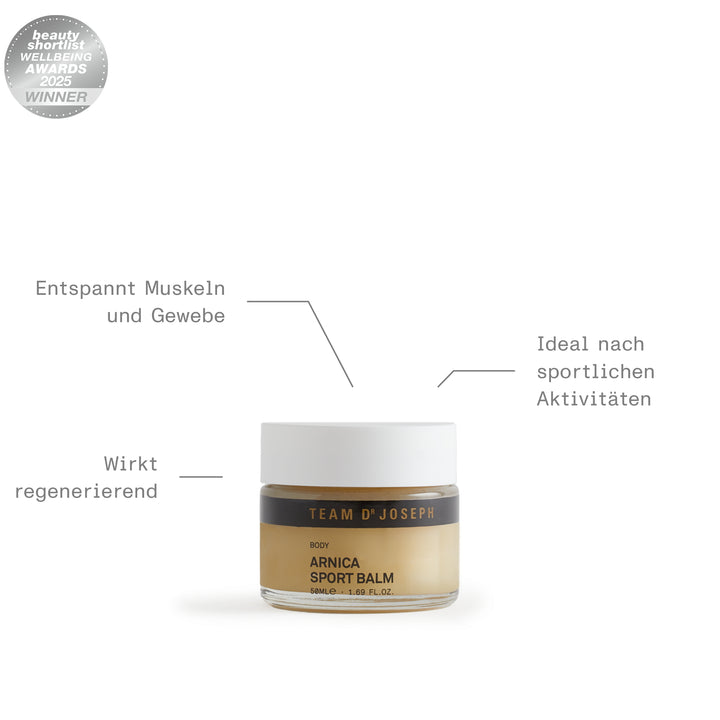 Arnica Sport Balm 100 ml von Team Dr Joseph für müde Muskeln