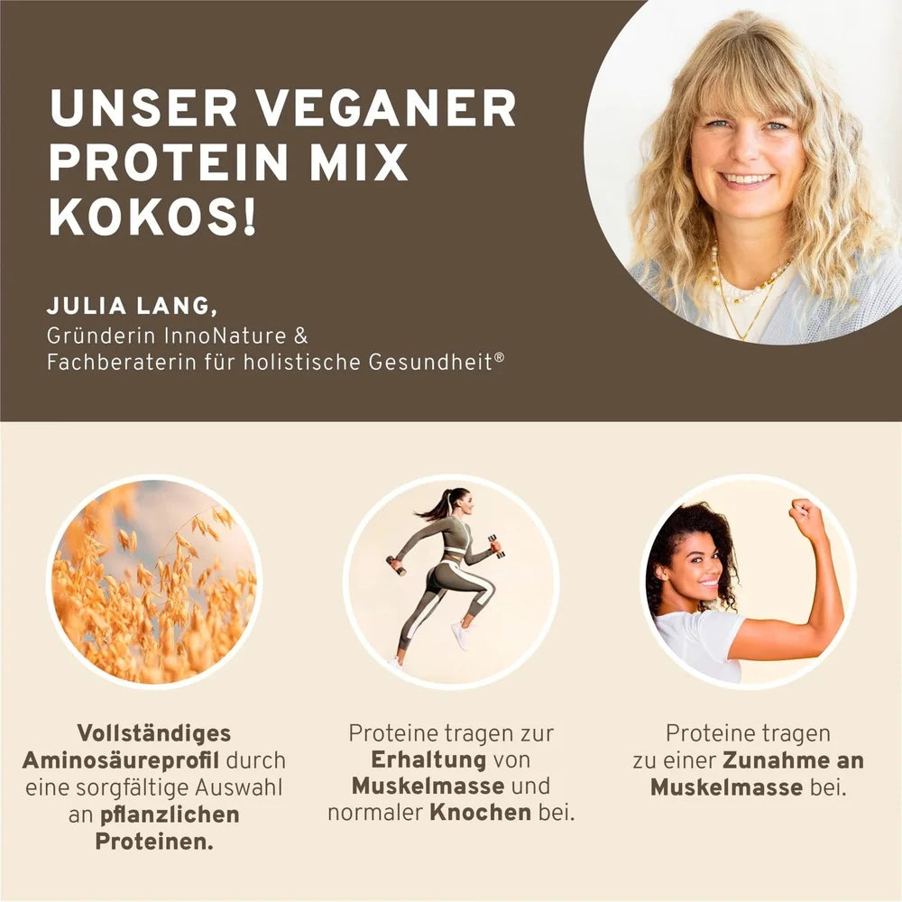 Kokos Protein Mix von InnoNature - Inhaltsstoffe