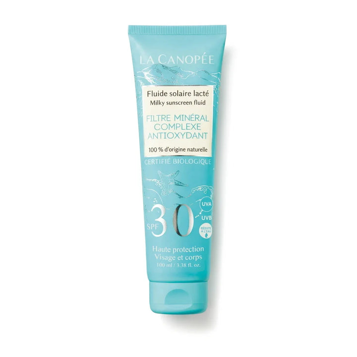 La Canopée Milky Sunscreen Fluid SPF30