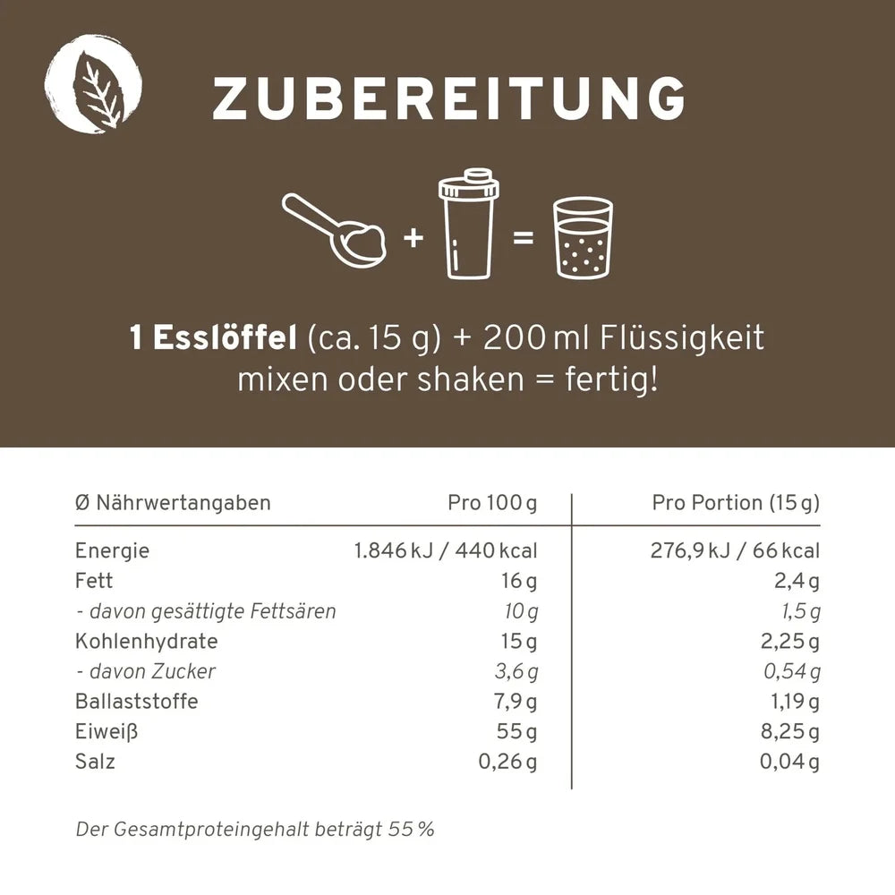 Kokos Protein Mix von InnoNature - Zubereitung