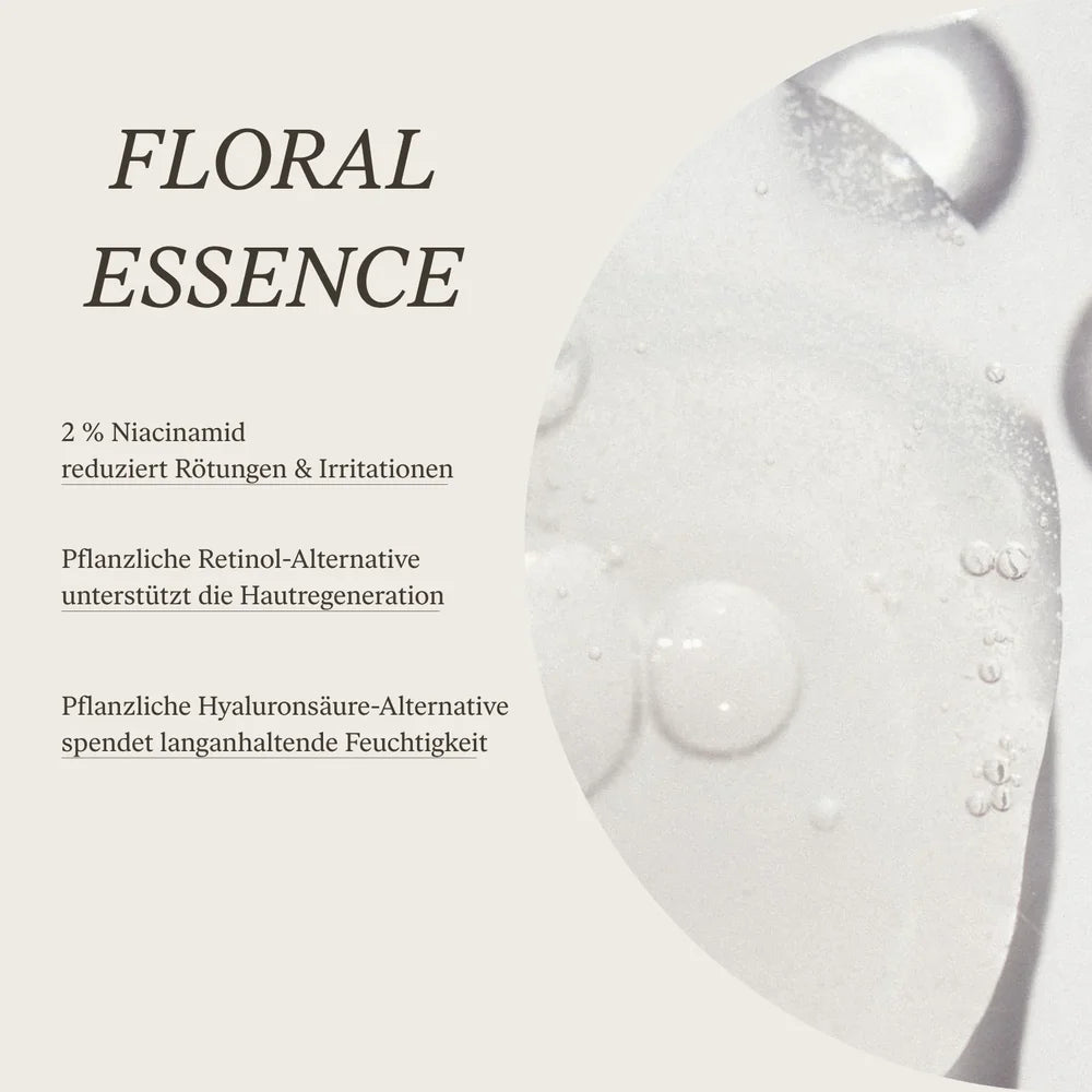 Floral Essence mit Niacinamid und Retinol-Alternative