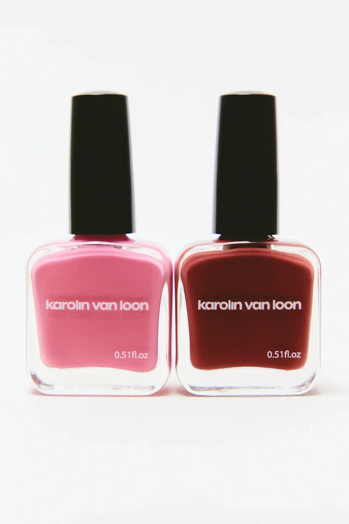 Karolin van Loon Nagellack: 57 Coeur De Bois und 58 Brise Rosée