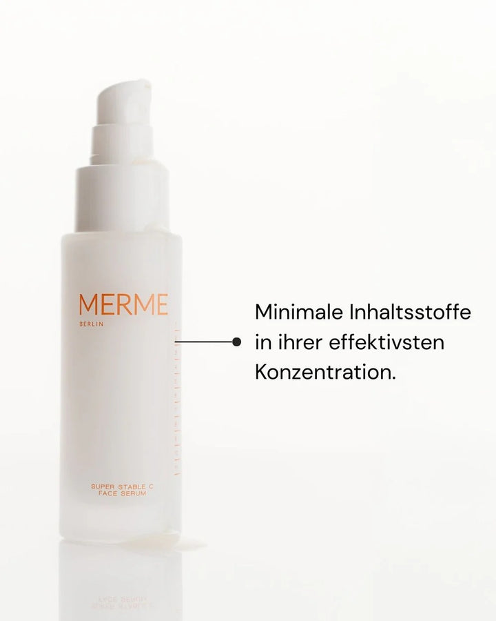 MERME Berlin Super Stable C Face Serum mit minimaler Wirkstoffformel